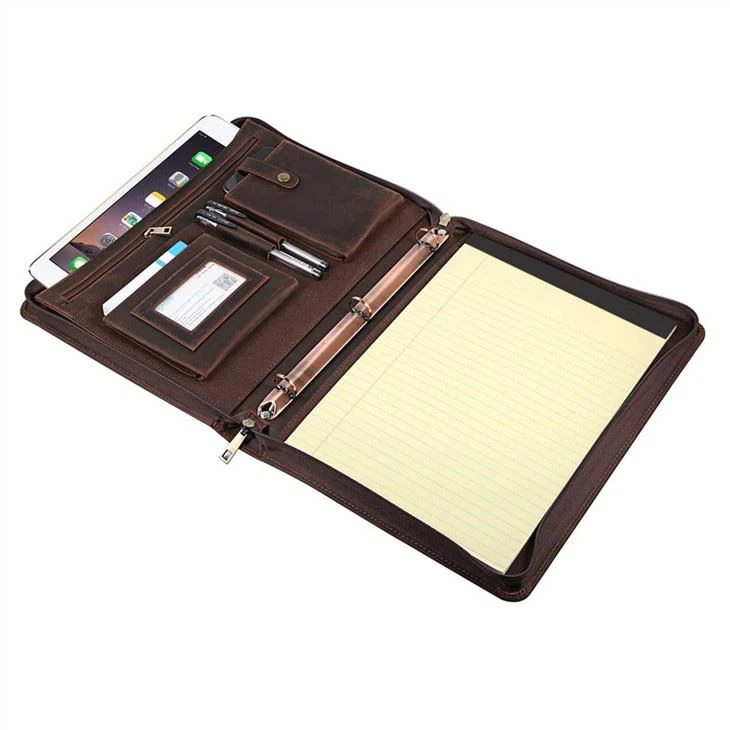 PU Leather Ring Binder Folder