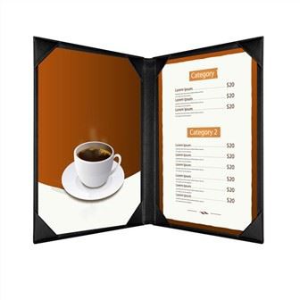 8,5X 11 Pokrivači izbornika restorana