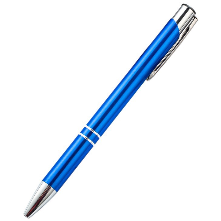 Blue Metal Ballpoint Pen
