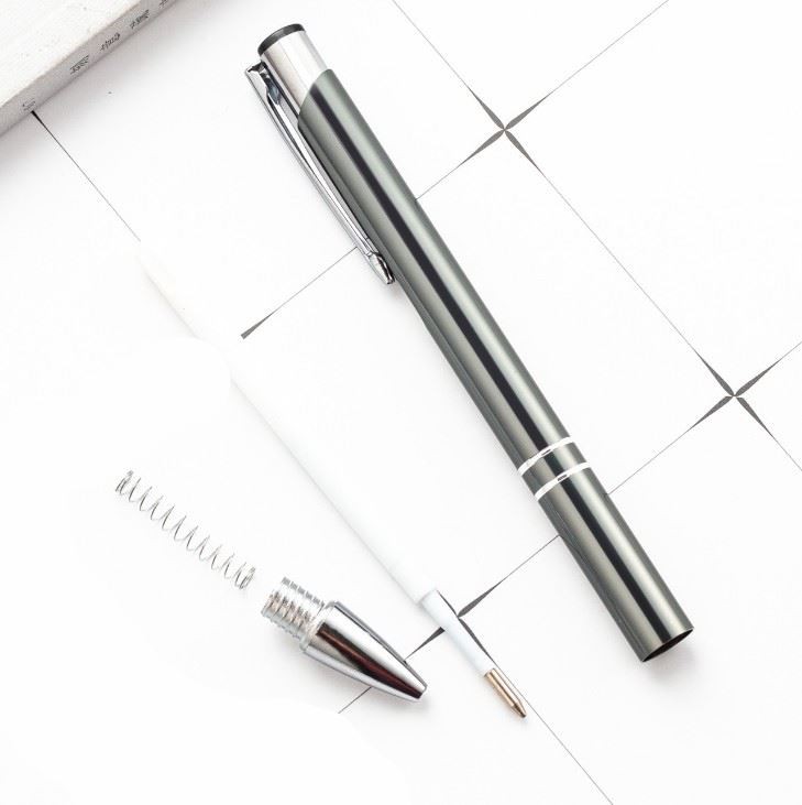 Blue Metal Ballpoint Pen